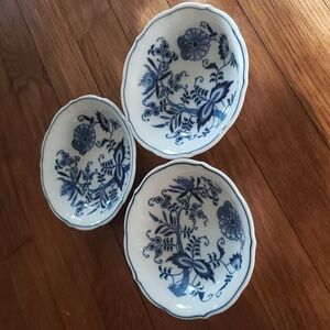 Vintage Blue Danube Saucers